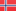 Vlag Norvège
