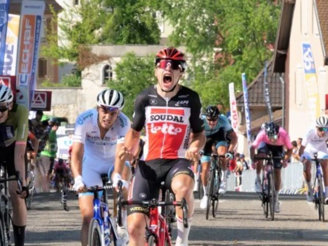 Arnaud De Lie wins stage 2 Tour Alsace