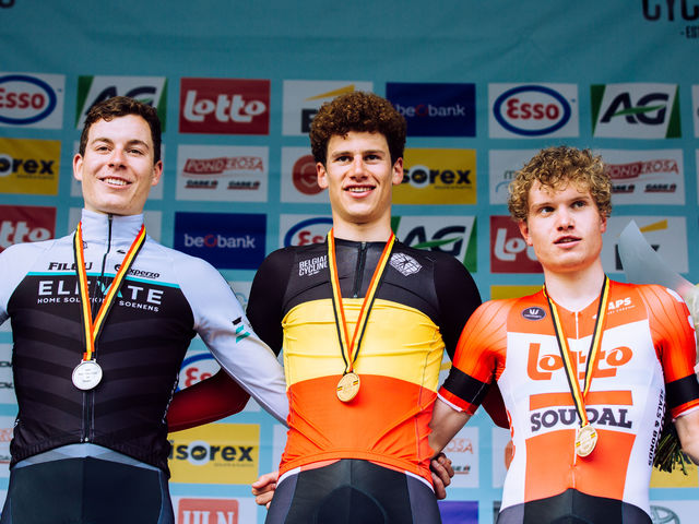 Alec Segaert is the new Belgian U23 time trial champion