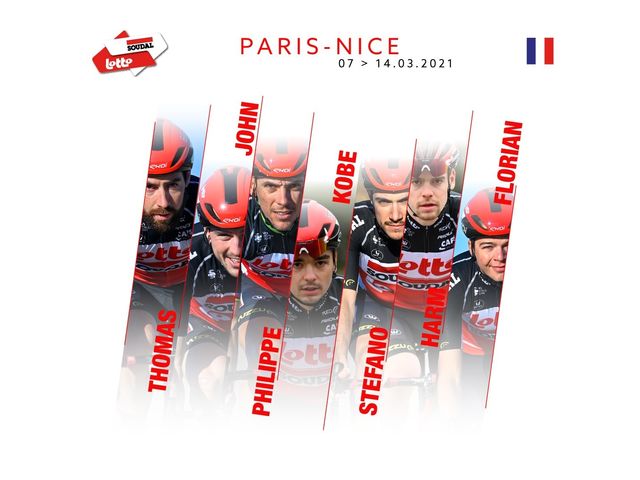 Lotto Soudal brings strong team at the start of Paris-Nice