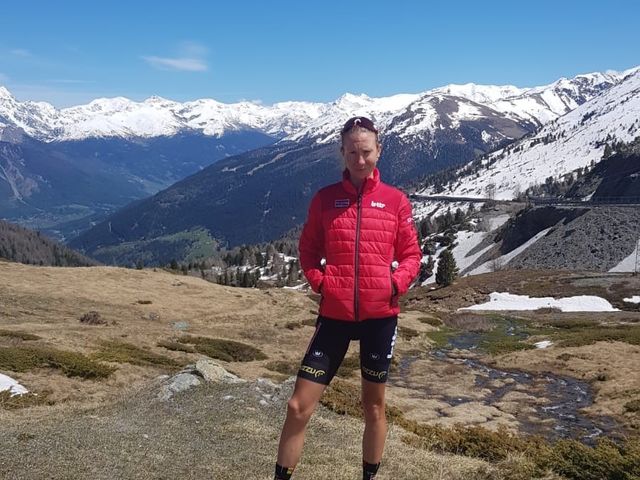 Hanna Nilsson en stage d’altitude à Livigno pour se préparer au Giro