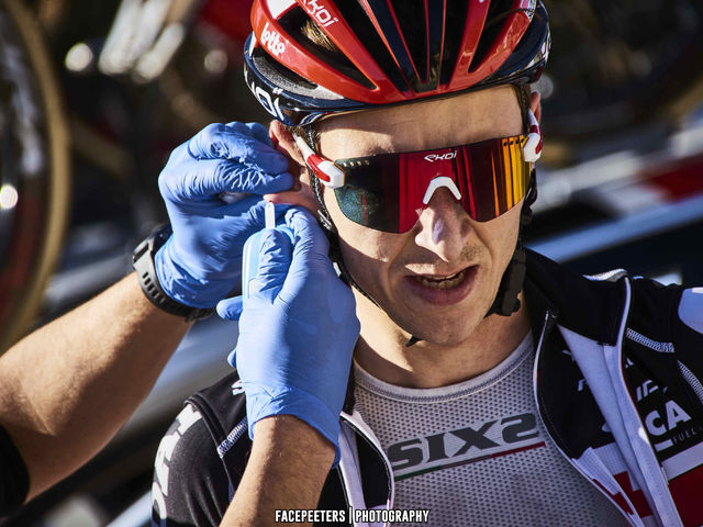 In the picture: Lactate tests at training camp